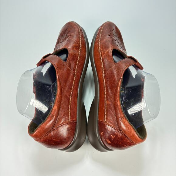 SAS Willow Brown Slip On Leather Loafers Comfort Walking Shoe Women’s Size 9 - Picture 6 of 10